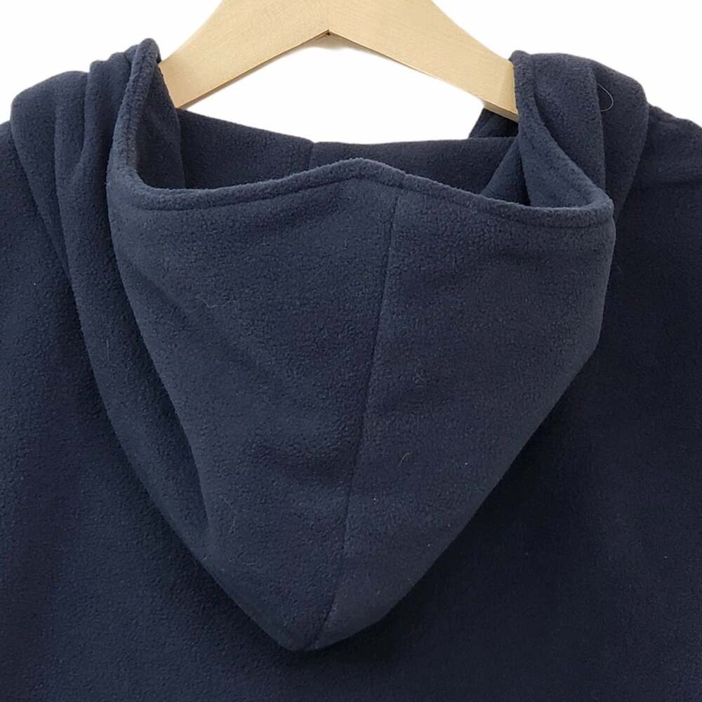 Doublju Fitted Zip-Up Hooded Moto Vest Blue  NEW - Picture 7 of 13